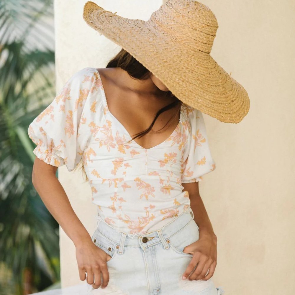 YIREH Kate top in Wildflower NWT